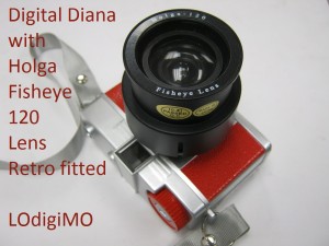 The Digital Diana with Holga-120 Fisheye Lens