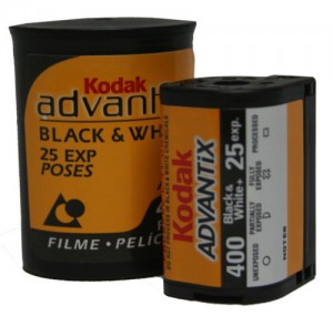 Kodak Advantix BW400CN APS 25 Exp